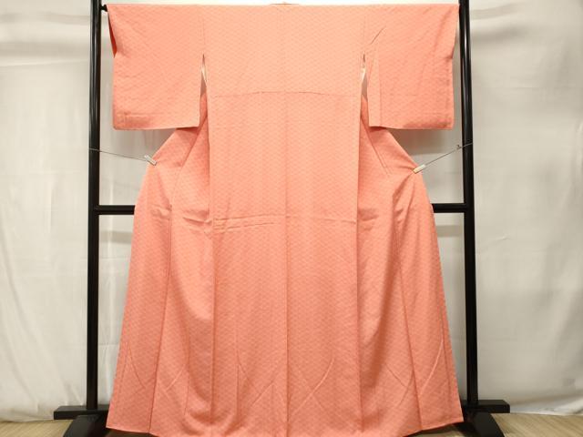 平和屋着物■江戸小紋 変わり麻の葉文様 やまと誂製 正絹 逸品 CABK3838ev