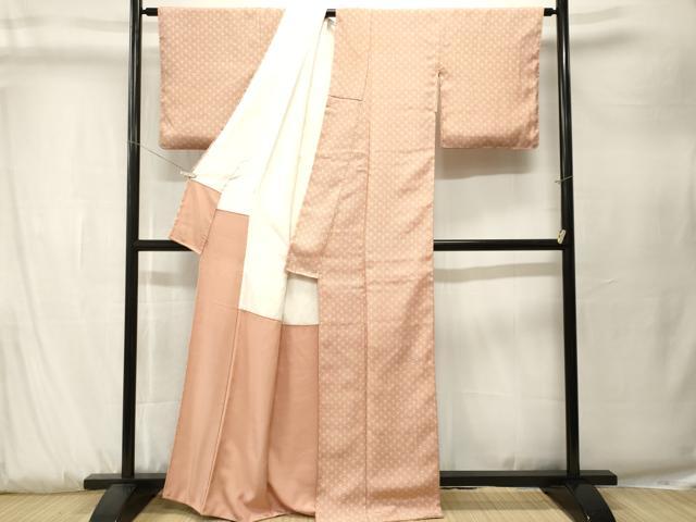 平和屋着物■上質な小紋 青海波文 正絹 逸品 CABK3880ev