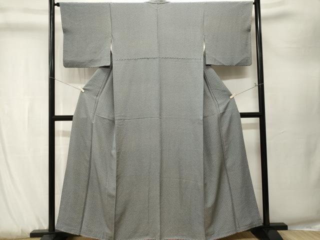 平和屋着物■上質な小紋 青海波文 正絹 逸品 CABK3885ev