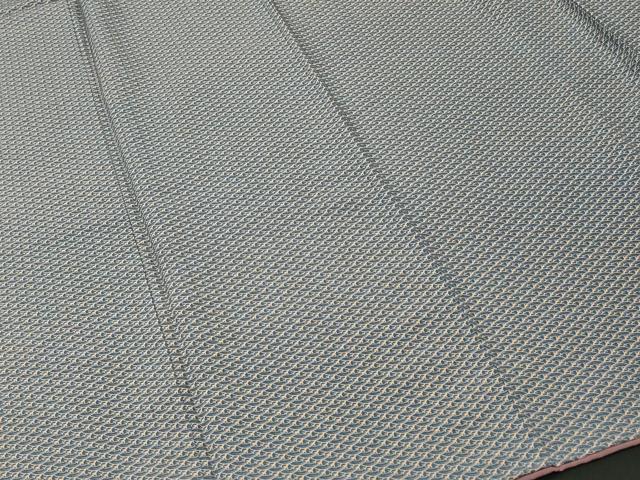 平和屋着物■上質な小紋 青海波文 正絹 逸品 CABK3885ev