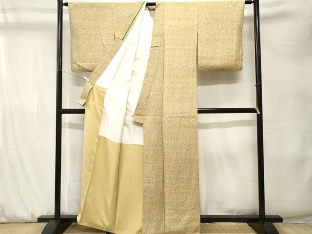 平和屋着物■上質な小紋 菊尽くし文 正絹 逸品 CABK3907ev