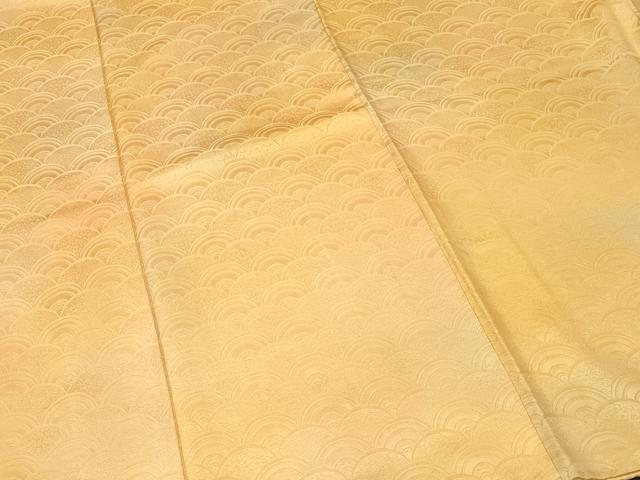 平和屋着物■上質な小紋 霞文 青海波花文 正絹 逸品 CABK3920ev