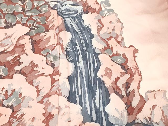 平和屋着物■訪問着 風景文 暈し染め 正絹 逸品 CABK3967ev