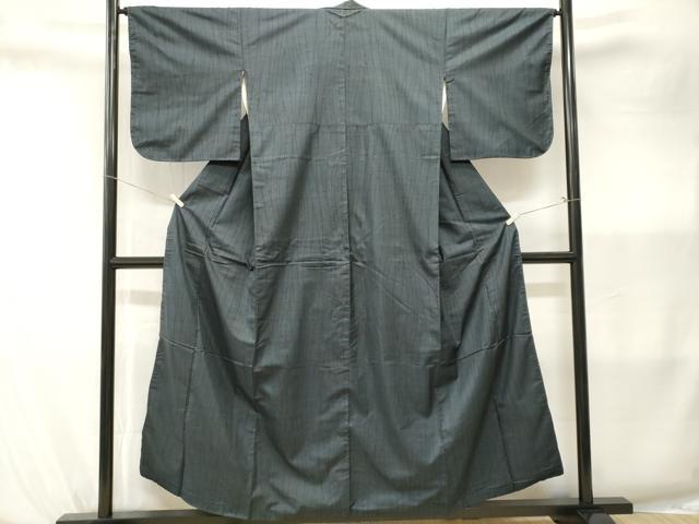平和屋着物■本場大島紬 7マルキ 杢目文様 正絹 逸品 CABK3997ev