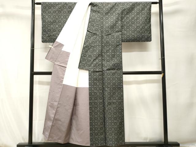 平和屋着物■本場大島紬 7マルキ 蜀江花文 正絹 逸品 CABK4091ev