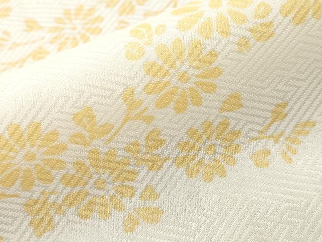 平和屋着物■長襦袢 無双仕立て 枝花文 半衿刺繍 洗える着物 CABK4119ev