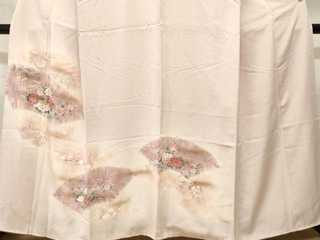 平和屋着物■訪問着 地紙草花文 暈し染め 正絹 逸品 CABK4204ev