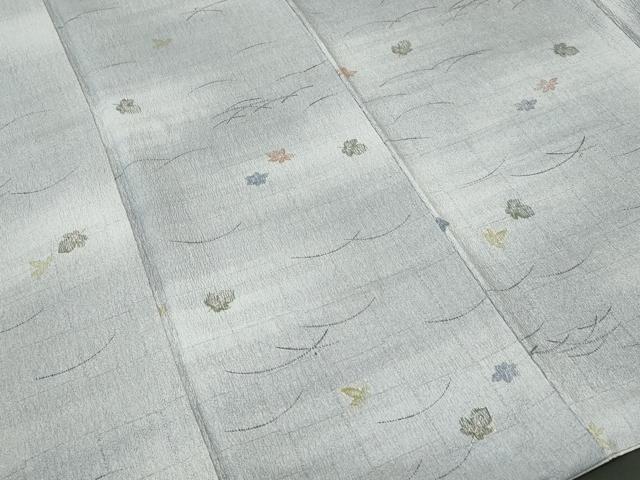 平和屋着物■上質な小紋 芝草舞花文 暈し染め 金彩 正絹 逸品 CABK4360ev