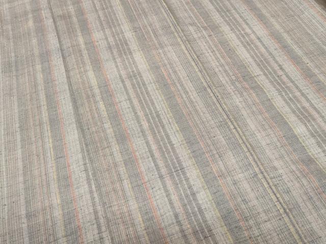 平和屋着物■上質な紬 縞 正絹 逸品 CABK4373ev
