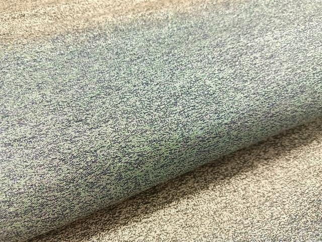 平和屋着物●西陣 織楽浅野謹製 六通柄袋帯 横段文 銀糸 正絹 逸品 CABK4508vp