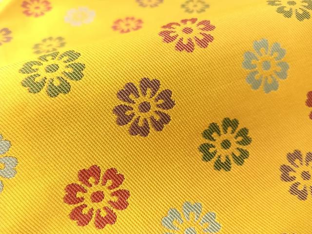平和屋着物●全通柄 九寸名古屋帯 紹巴 舞花文 正絹 逸品 CABK4662vp