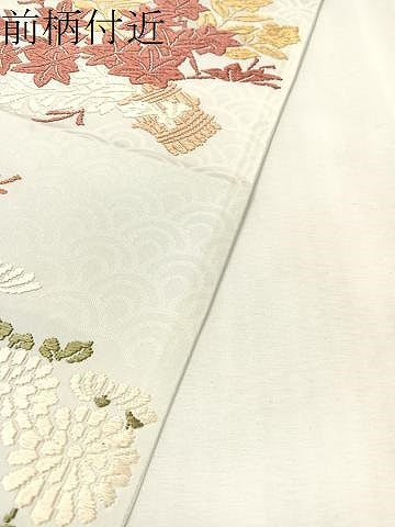 平和屋着物●六通柄袋帯 唐織 錦木乃里 金糸 正絹 逸品 未使用 CABK4692vp