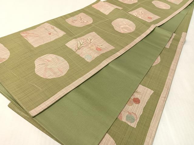 平和屋着物●六通柄袋帯 宗趣 成り物 正絹 逸品 CABK4735vp