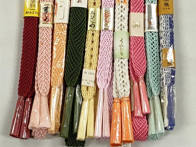 平和屋着物*夏物 和装小物 上質な帯締め10本セット 逸品 未使用 CABK4931qe