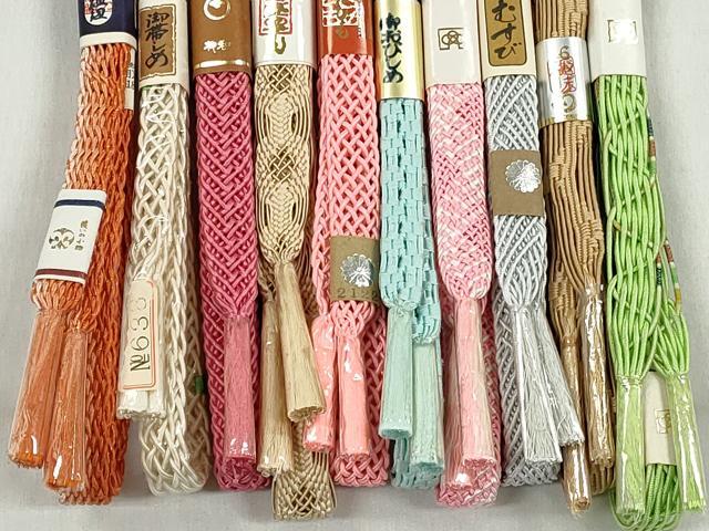 平和屋着物*夏物 和装小物 上質な帯締め10本セット 逸品 未使用 CABK4955qe