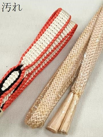 平和屋着物●和装小物 帯締め10本セット 高麗組 大和組 鴨川組 金糸 逸品 未使用 CABK5119qe
