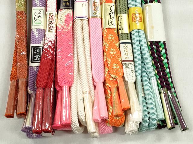 平和屋着物●和装小物 帯締め10本セット 笹浪組 唐組 奈良組 金糸 大丸扱い 逸品 未使用 CABK5121qe
