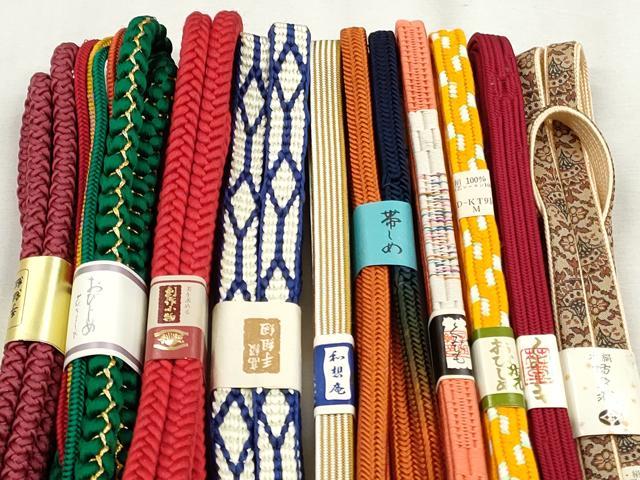 平和屋着物●和装小物 帯締め10本セット 御岳組 角八つ組 鎌倉組 金糸 逸品 未使用 CABK5155qe