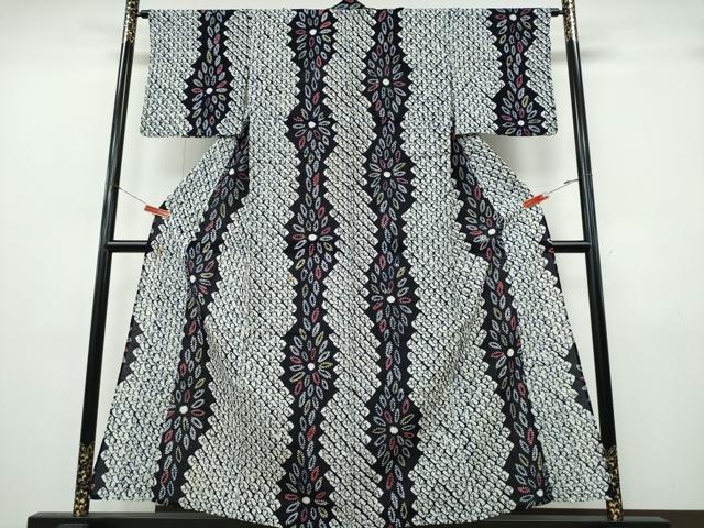 平和屋着物∴夏物 浴衣 有松鳴海絞り 花間道 綿 逸品 CABK5266ng