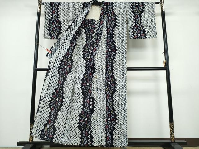 平和屋着物∴夏物 浴衣 有松鳴海絞り 花間道 綿 逸品 CABK5266ng