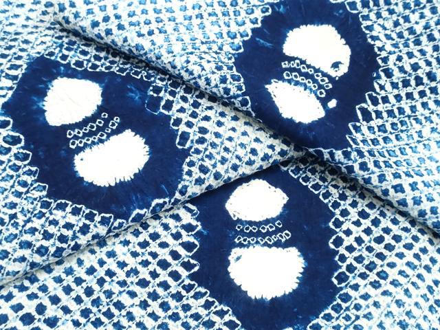 平和屋着物∴夏物 浴衣 有松鳴海絞り 瓢箪 綿 逸品 CABK5291ng