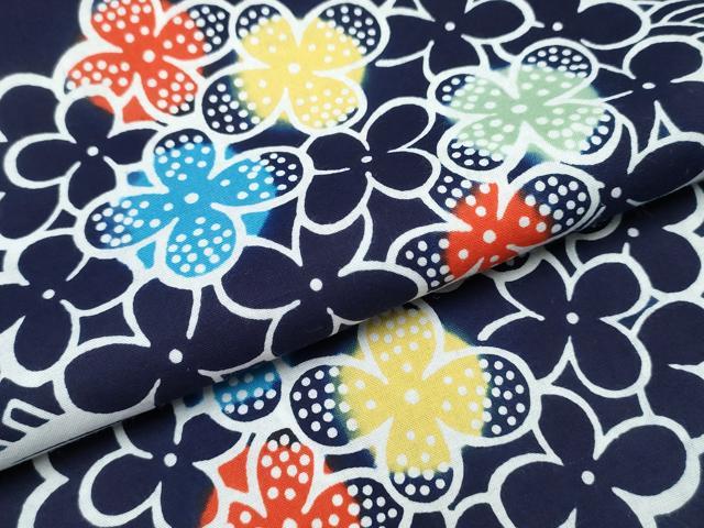 平和屋着物∴夏物 浴衣 注染 手縫い 紫陽花 綿 逸品 CABK5306ng