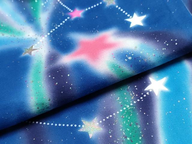 平和屋着物∴夏物 浴衣 注染 手縫い 星座 綿 逸品 CABK5311ng