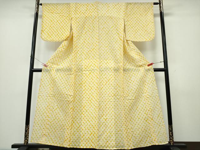 平和屋着物∴夏物 浴衣 有松鳴海絞り 蜘蛛絞り 綿 逸品 CABK5429ng