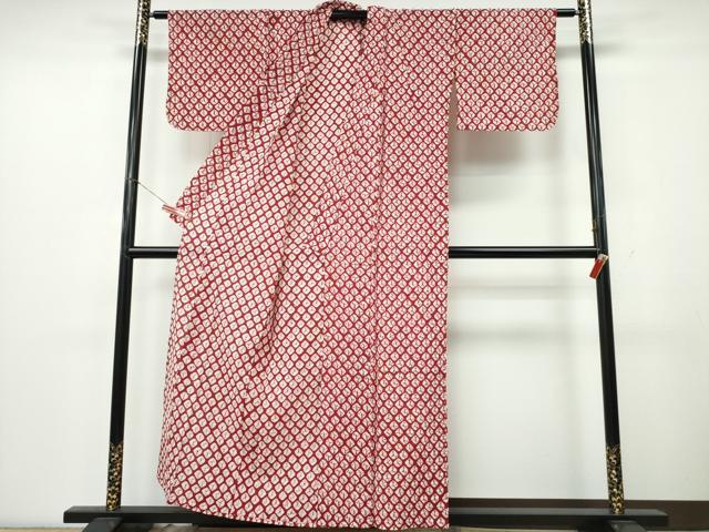 平和屋着物∴夏物 浴衣 有松鳴海絞り 蜘蛛絞り 綿 逸品 CABK5442ng