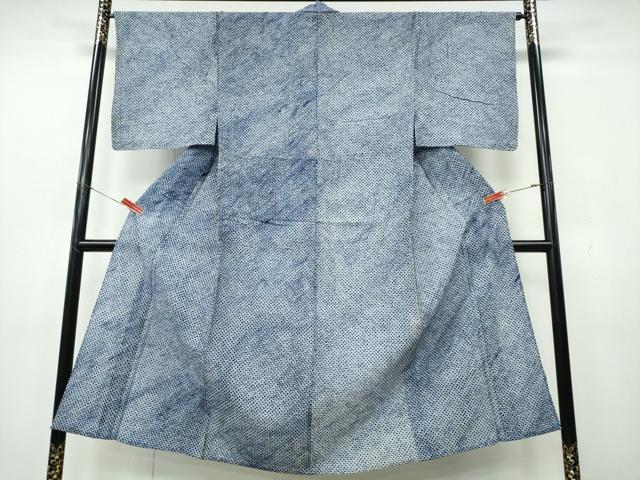平和屋着物∴夏物 男性 浴衣 有松鳴海絞り 三浦絞り 綿 逸品 CABK5473ng