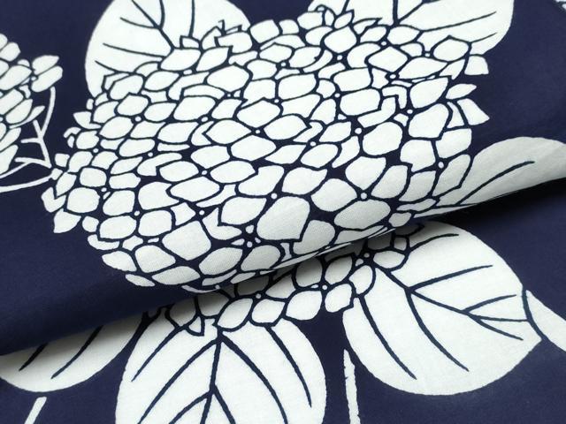 平和屋着物∴夏物 浴衣 注染 手縫い 紫陽花 綿 逸品 CABK5505ng