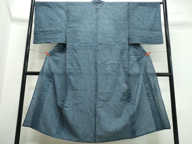 平和屋着物∴夏物 男性 浴衣 有松鳴海絞り 蜘蛛絞り 綿 逸品 CABK5570ng