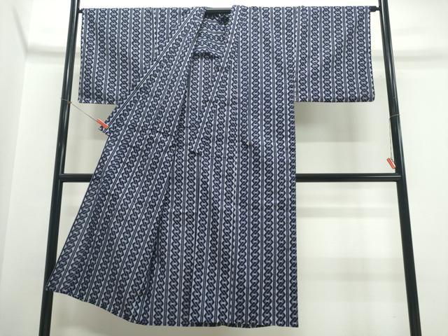 平和屋着物∴夏物 男性 浴衣 注染 手縫い 吉原繋ぎ 綿 逸品 CABK5584ng
