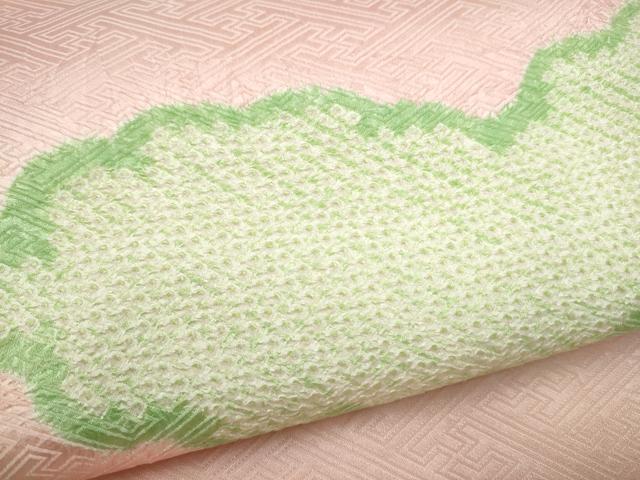 平和屋着物●九寸名古屋帯 絞り 雲重ね文 正絹 逸品 CABK5657hy