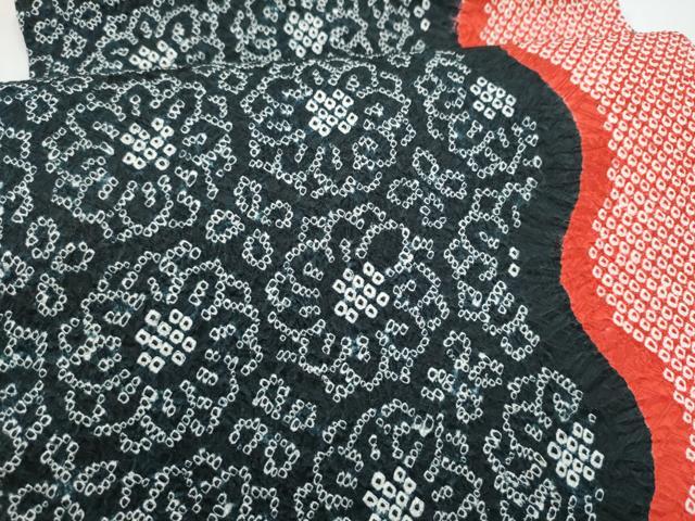 平和屋着物●名門 藤娘きぬたや・総絞り 九寸名古屋帯 舞花文 正絹 逸品 CABK5665hy