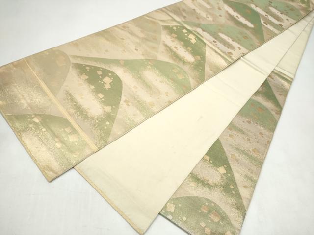 平和屋着物●西陣 川島織物 太鼓柄 本袋帯 遠山箔散らし 金糸 正絹 逸品 CABK5731hy