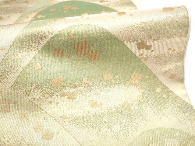 平和屋着物●西陣 川島織物 太鼓柄 本袋帯 遠山箔散らし 金糸 正絹 逸品 CABK5731hy