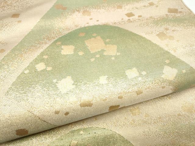 平和屋着物●西陣 川島織物 太鼓柄 本袋帯 遠山箔散らし 金糸 正絹 逸品 CABK5731hy