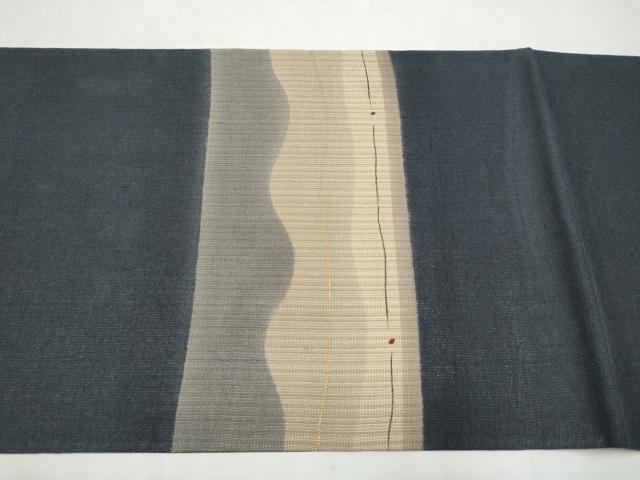 平和屋着物▽西陣 高垣織物謹製 六通柄袋帯 スリーシーズン 春夏秋 霞文 証紙付き 正絹 逸品 CABK5736hy