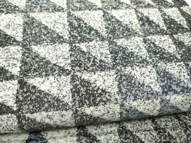 平和屋着物●全通柄袋帯 幾何学文様 金通し地 正絹 逸品 CABK5745hy