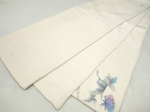平和屋着物●写真家・秋山庄太郎 太鼓柄袋帯 牡丹 正絹 逸品 CABK5762hy
