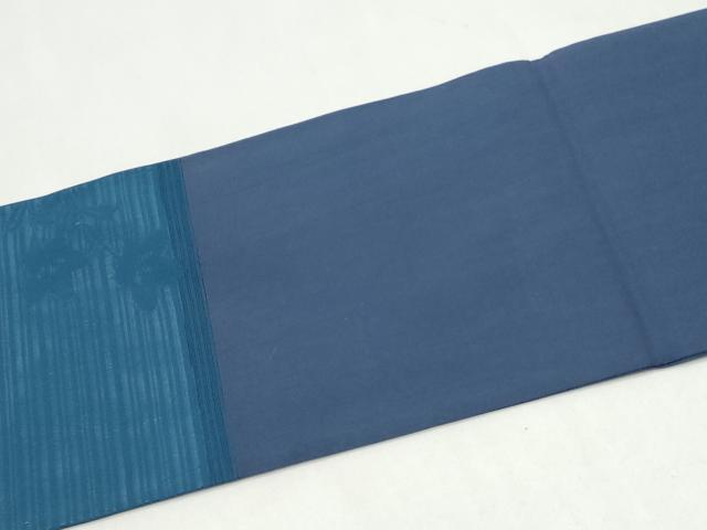 平和屋着物*夏物 九寸寸名古屋帯 枝葉文 正絹 逸品 CABK5862hy