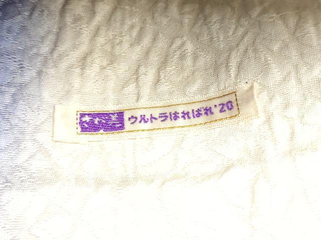 平和屋着物●九寸名古屋帯 型染め 花鳥文 銀通し地 さが美扱い 正絹 逸品 CABK5902hy