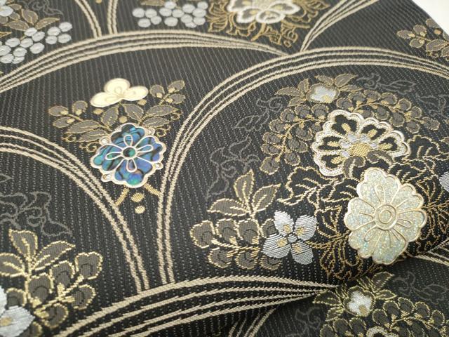 平和屋着物●袋帯 螺鈿 和・づくし 金彩 正絹 逸品 CABK5960hy