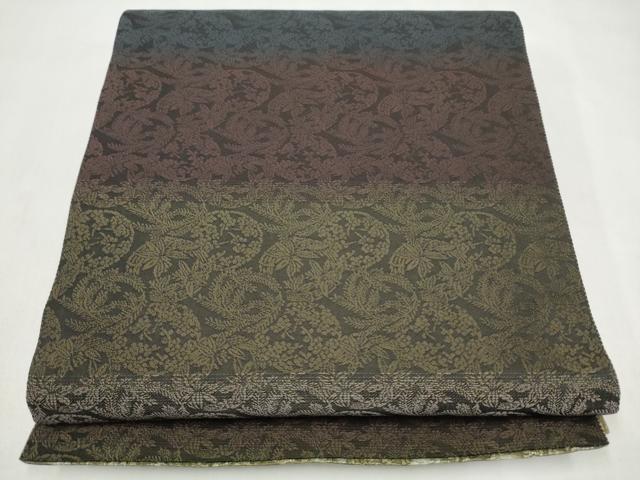 平和屋着物●両面 袋帯 螺鈿 霞文 金彩 正絹 逸品 CABK6000hy