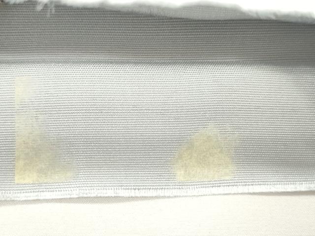 平和屋着物●本場筑前博多織 半幅帯 枝花文 正絹 逸品 CABK6197ak