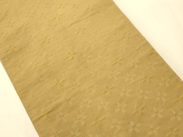 平和屋着物●両面 半幅帯 斜線文/花文 CABK6310ak