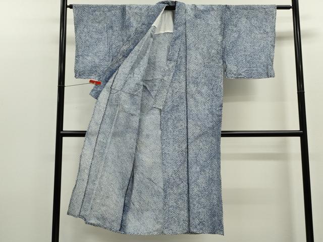 平和屋着物∴夏物 男性 浴衣 三浦絞り 綿 逸品 未使用 CABK6471ze