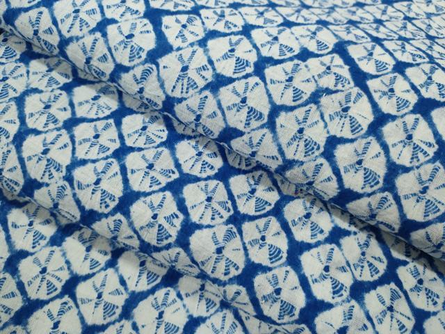 平和屋着物∴夏物 浴衣 有松鳴海絞り 蜘蛛絞り 綿 逸品 CABK6487ze