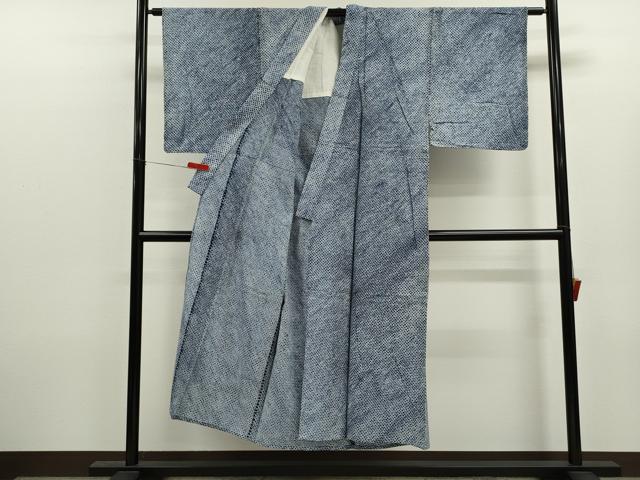 平和屋着物∴夏物 男性 浴衣 有松鳴海絞り 三浦絞り 綿 逸品 CABK6493ze